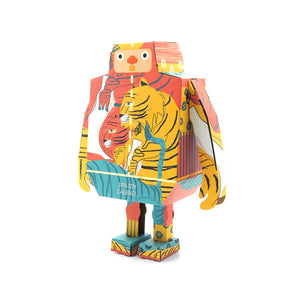 Dino Popup Paper Toy - Lucky Tiger